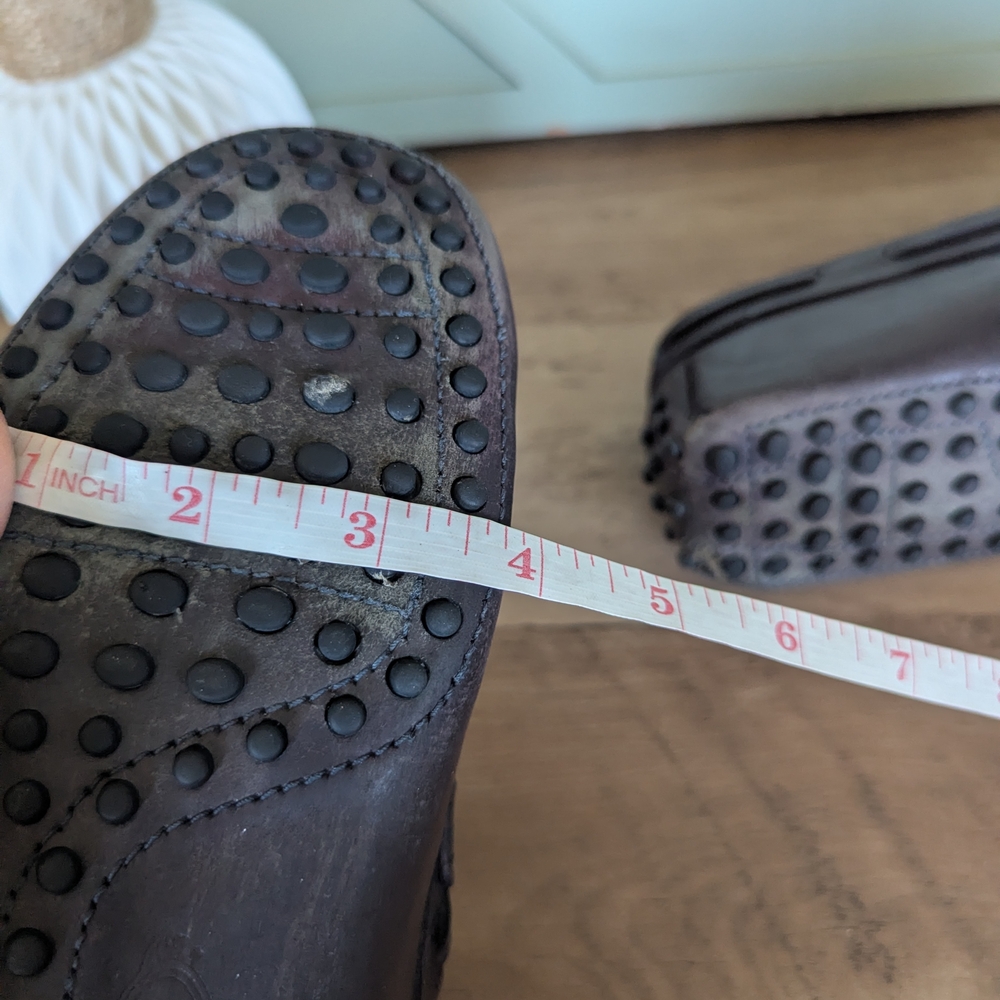 Tod's Dark Brown Leather Driving Loafers - Picture 12 of 12